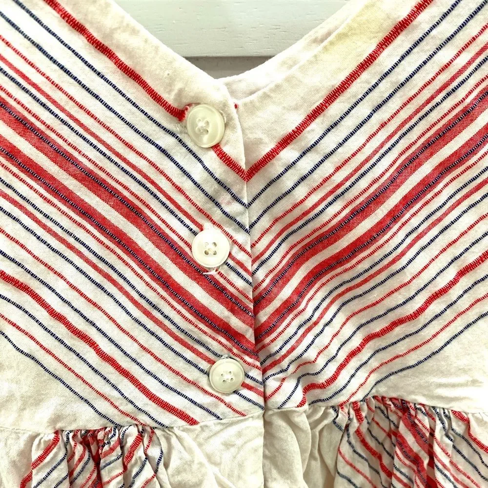 Oshkosh Baby Girls Cream/Pink Boho Dress -12mon